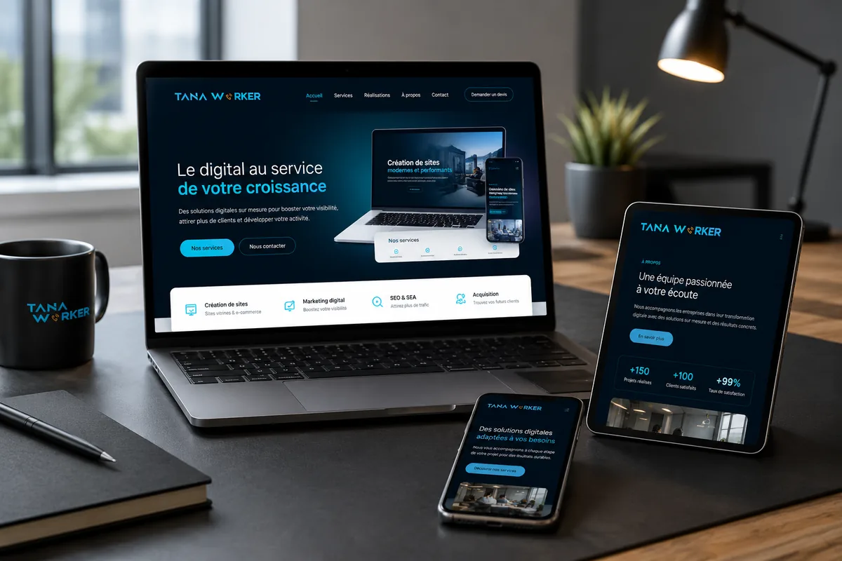 Exemple de r&eacute;alisation : Site Vitrine