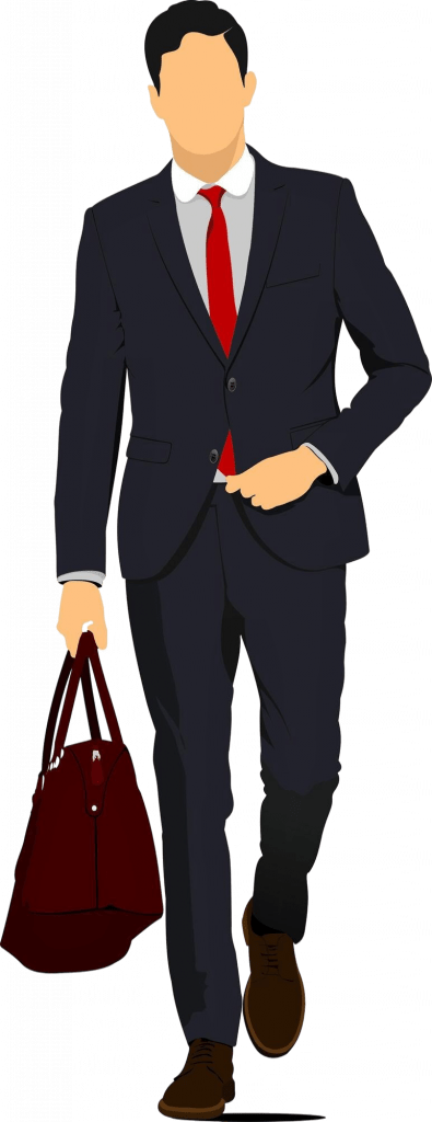 young handsome man with brown bag businessmanvector illustration https://tanaworker.fr/recrutement/